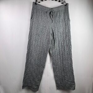 Universal Thread Womens Grey Wavy Cable Knit Lounge Pants Drawstring Size M NEW